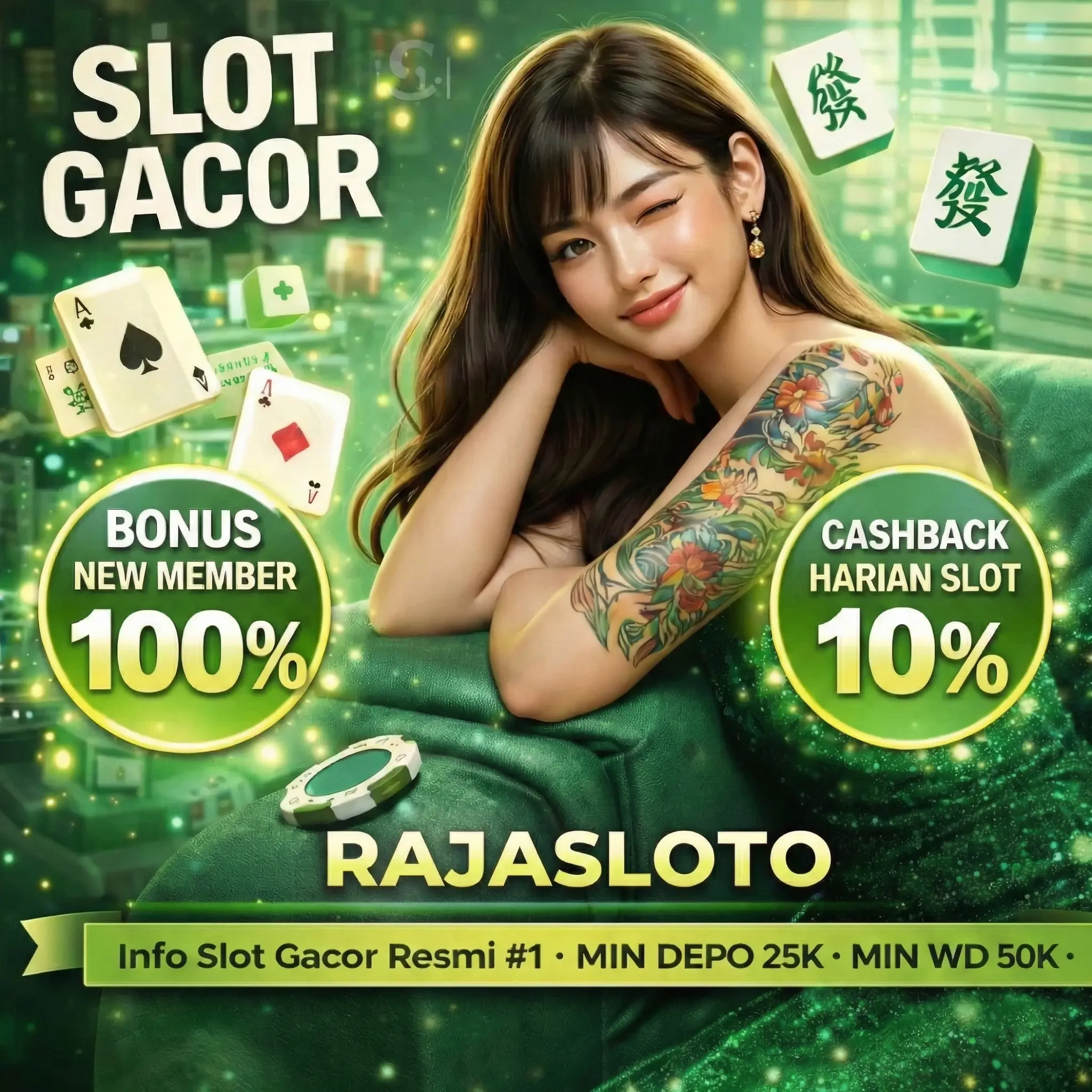 Banner RAJASLOTO rasio 1:1